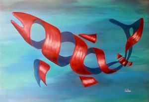 Peinture - style décalé - design art animalier - animal