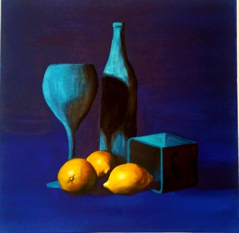 Tableau peinture nature morte : La couleur joue un rôle central