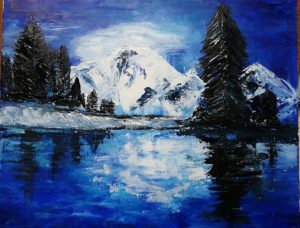 paysage figuratif contemporain