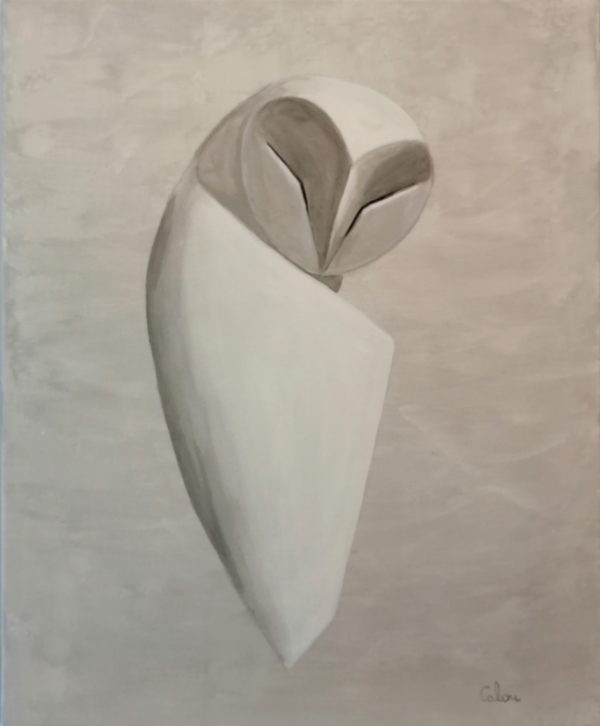 tableau chouette moderne Peinture - style décalé - design