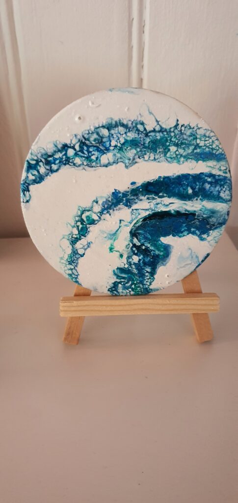 technique acrylique pouring