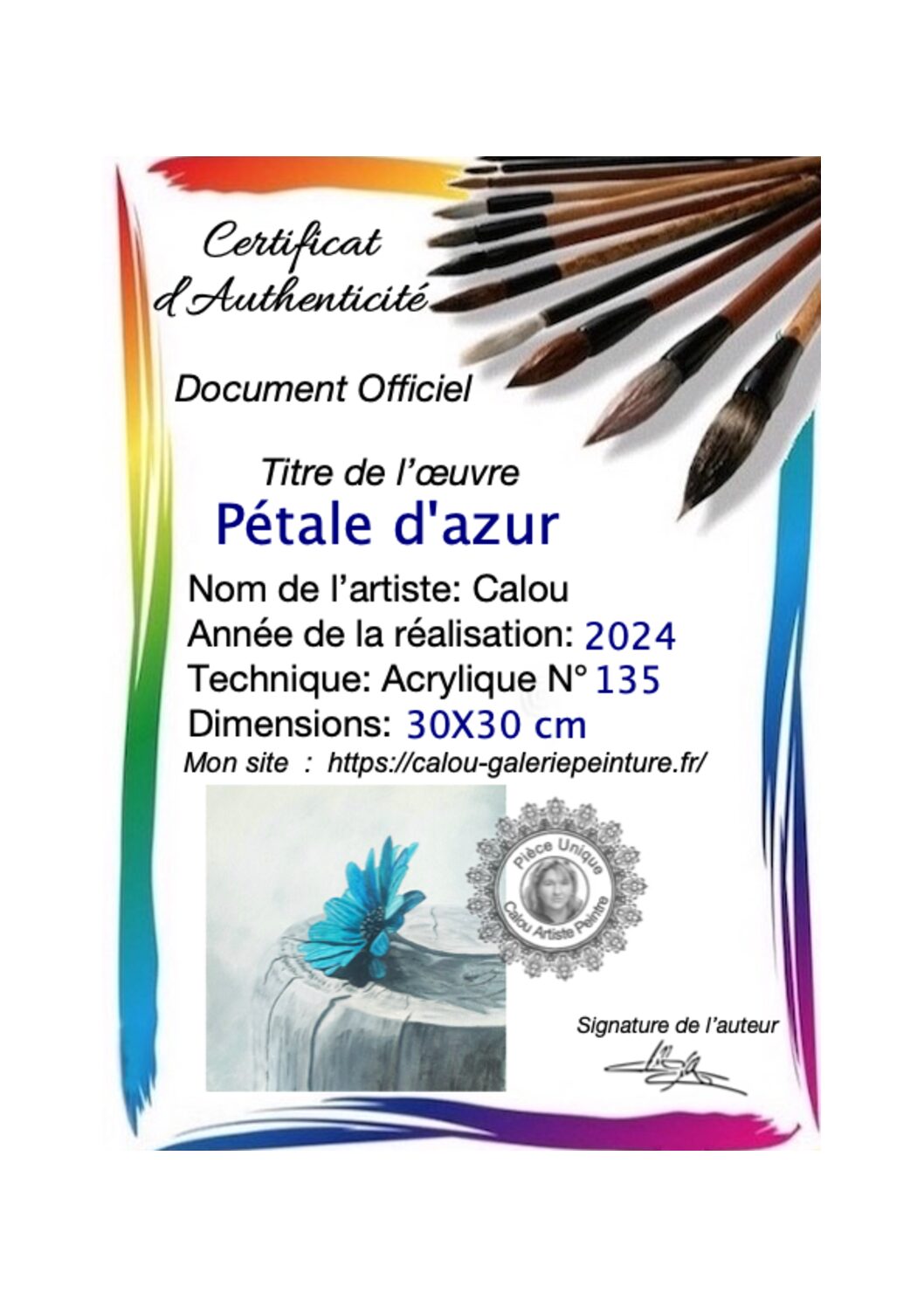 Pétale d'azur – Image 2