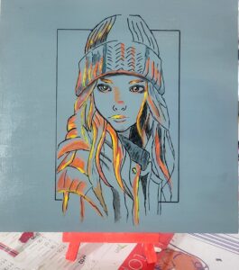 peinture mini-toiles