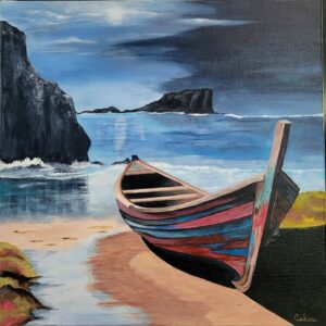 peinture bateau mer