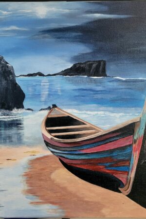 peinture bateau mer