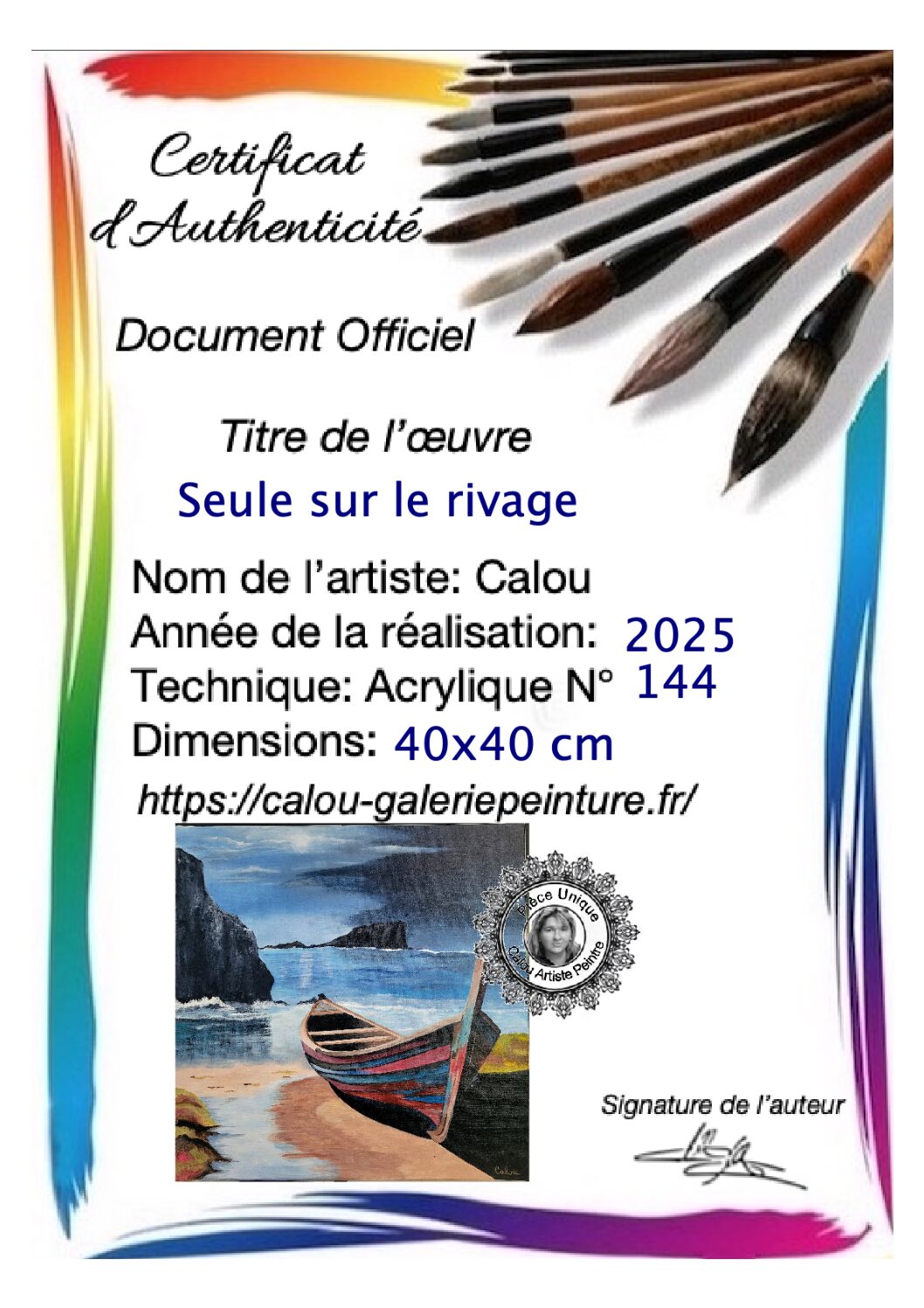 Seule sur le rivage – Image 2